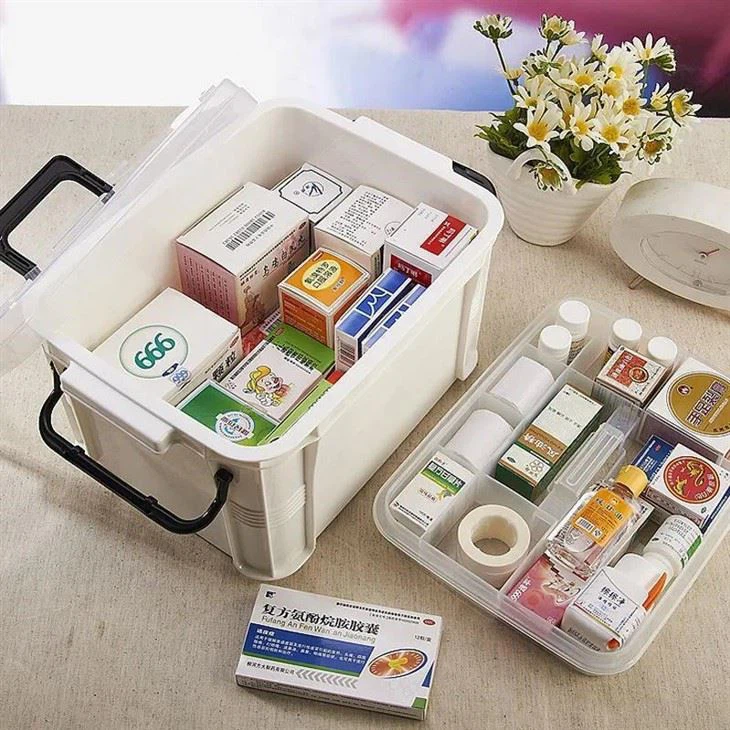 Medicine First Aid Organizer Box