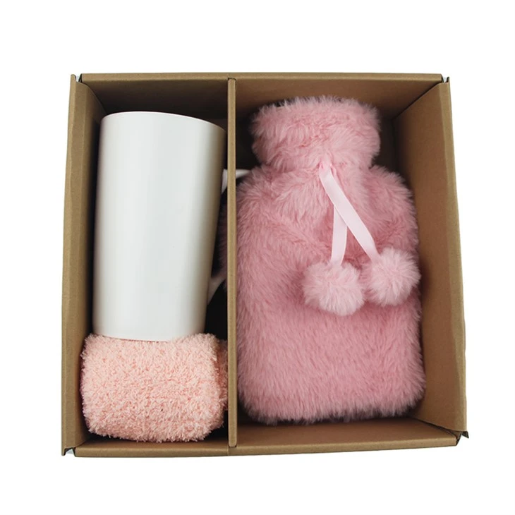 custom design hot water bag gift set